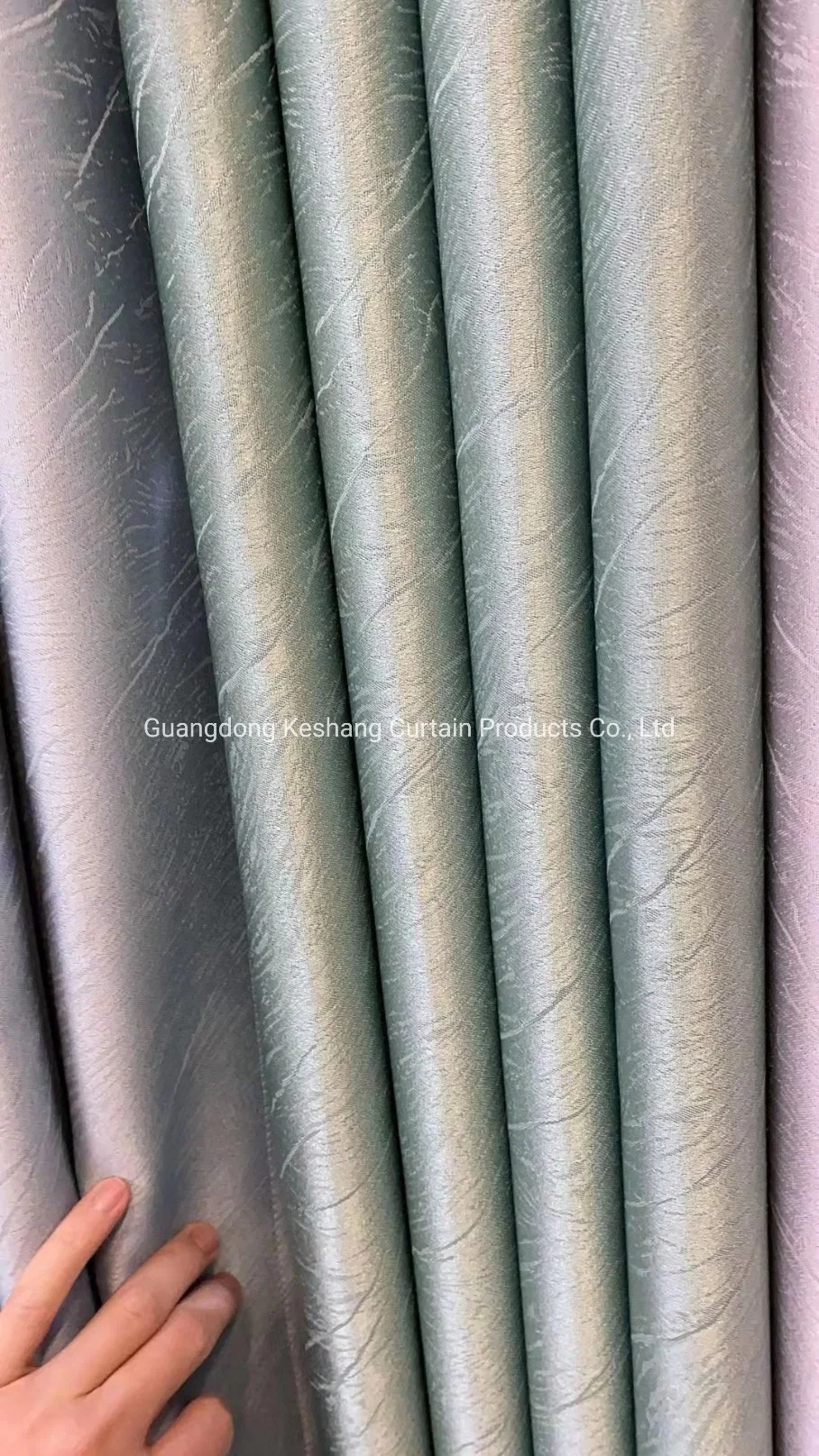 Factory Supply Grommet Top Custom Design Highweight Polyester Jacquard Curtain