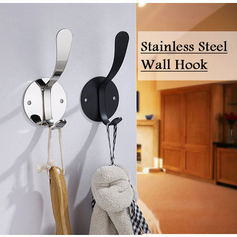 Farmhouse Wall Mounted Coat Hanger Single Minimal Coat Hooks Powder Coating Hooks