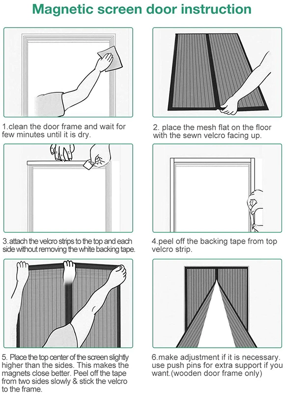 Magnetic Thermal Insulated Door Curtain Winter Very Warm Wind Curtain