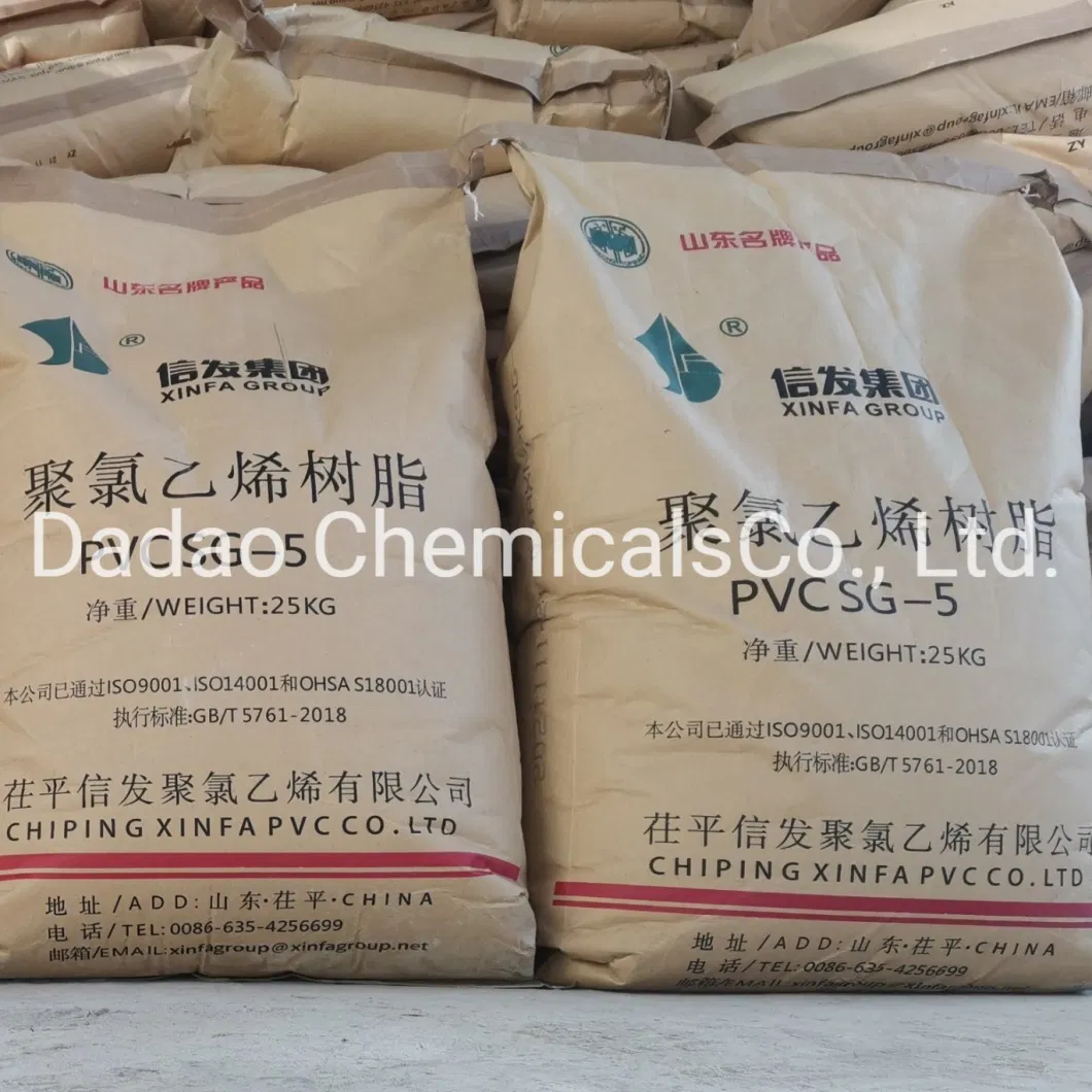 Factory Price Junzheng Polyvinyl Chloride PVC Resin Sg3 Sg5 Sg8