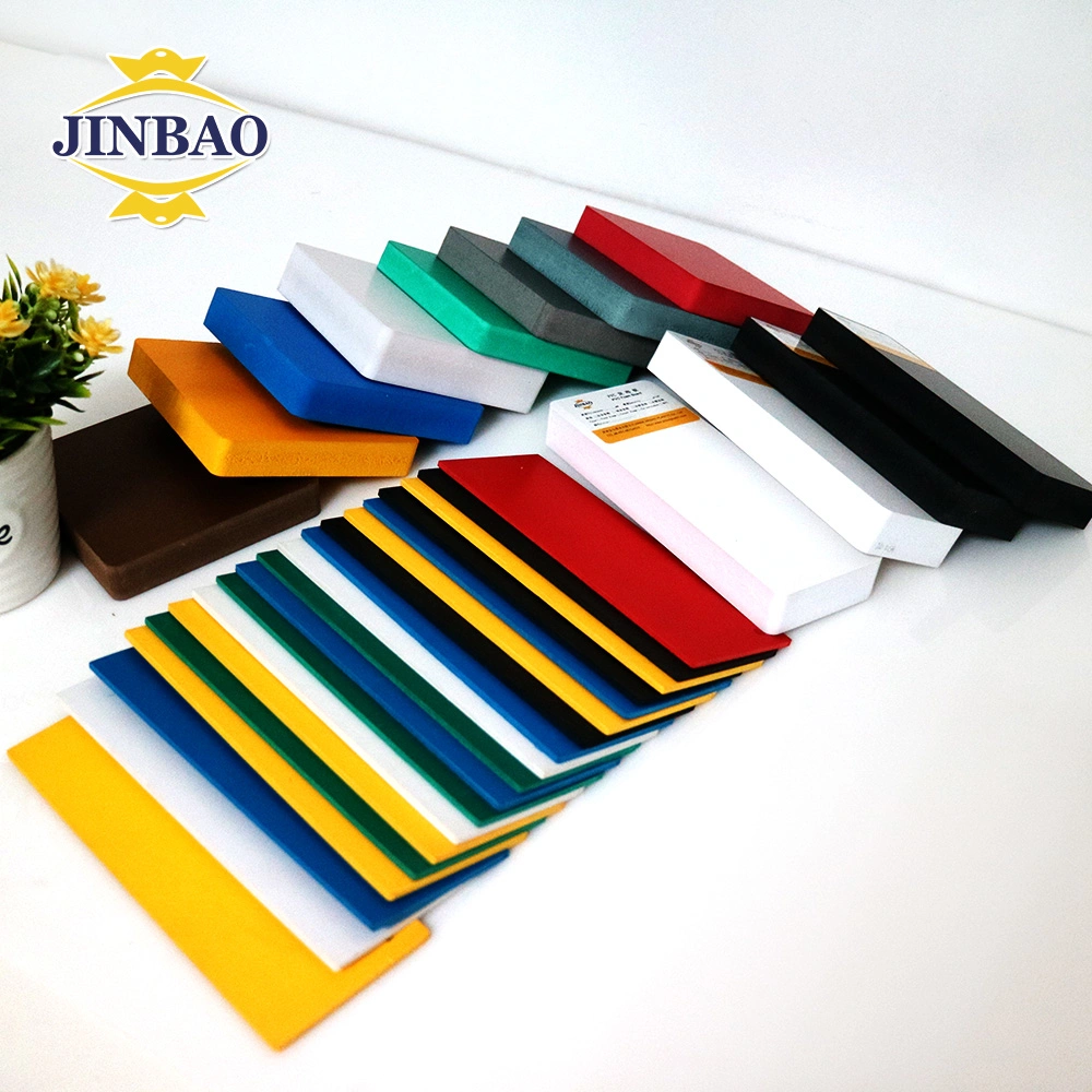 Jinbao Unbreakable Low Density 4.8mm Thickness 4*8 Size White PVC Foam Sheet