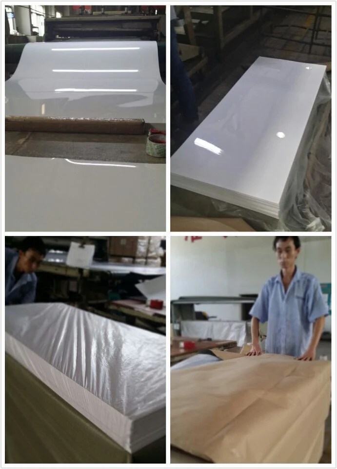 High Glossy Surface HIPS Plastic Sheet for Refrigerator Door liner