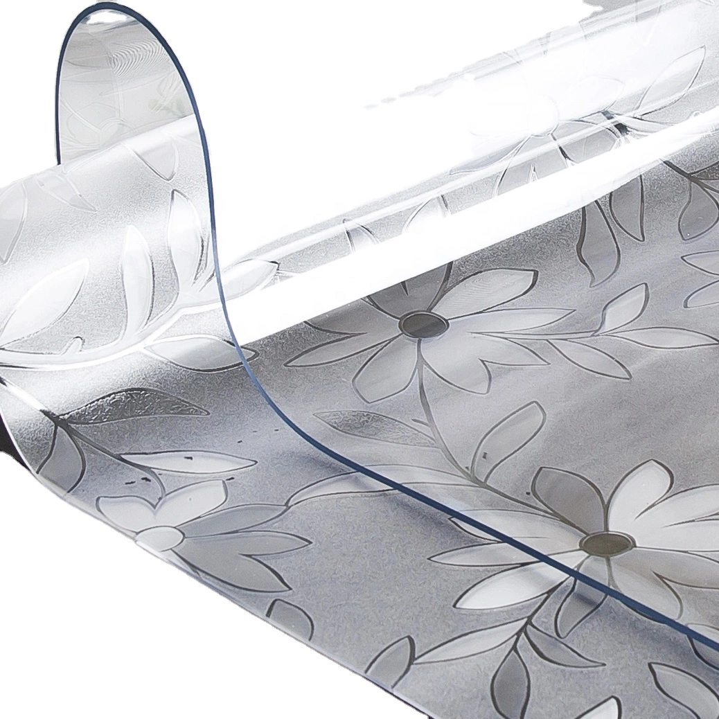 Fire Resistant Wind-Proof Transparent PVC Soft Sheet Roll for Door Curtain