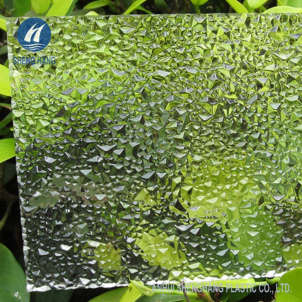 Shenghang Plastic Embossed Polycarbonate Diamond Sheet for Doors and Windows