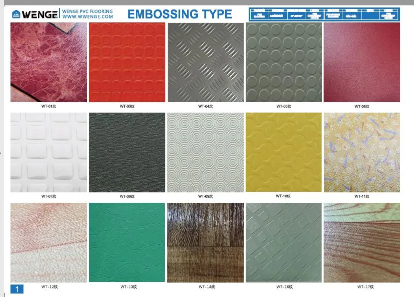 Bottom Price Wholesale Various Designed Laminate 1.0mm-1.6mm Sponge Foamed PVC Vinyl Plastic Flooring Roll