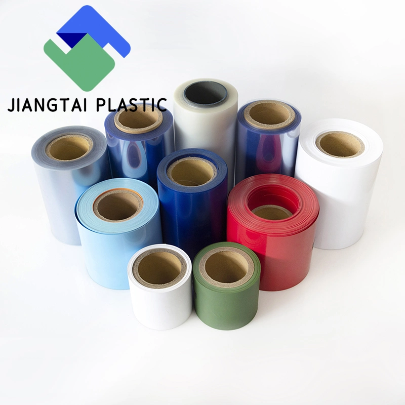 Jiangtai Plastic Super Clear Transparent PVC Film Sheet for PVC Folding Box