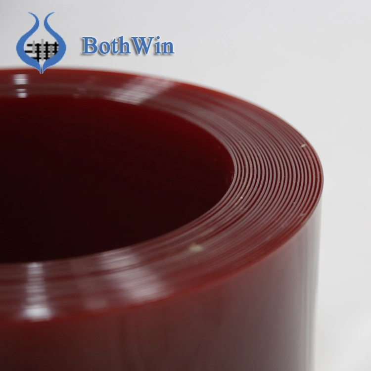 Red Welding PVC Strip Curtain