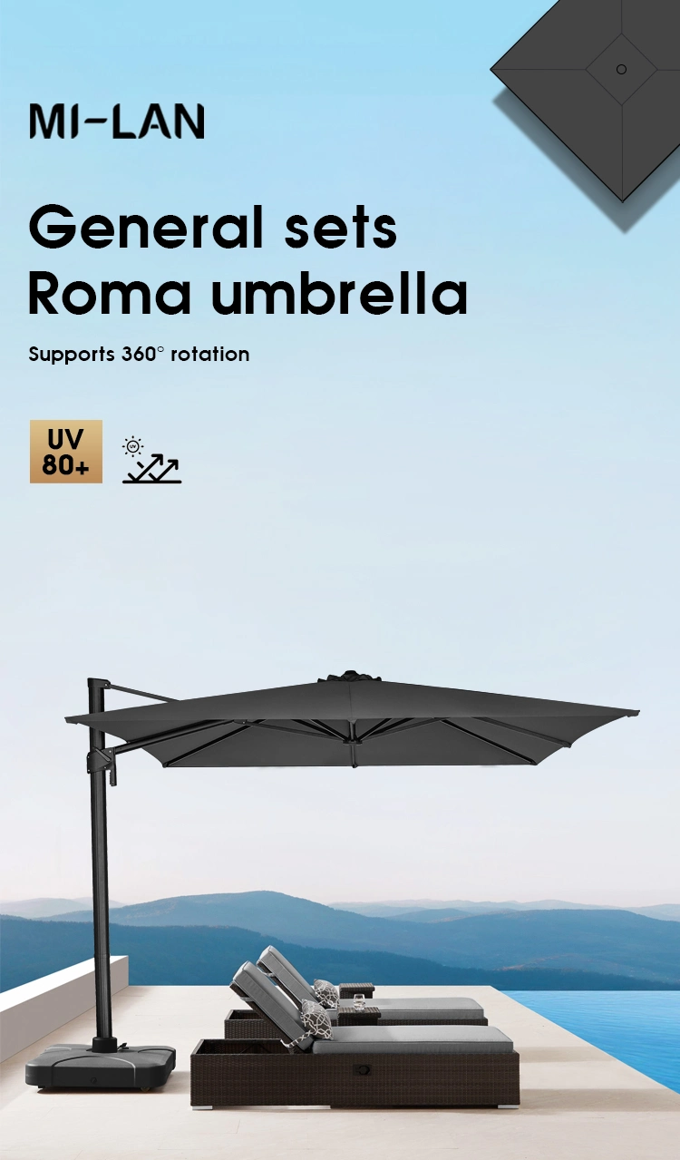 Hot Sale High Quality Restaurant Sun Big Size Shade Cantilever Custom Branded Outdoor Garden Parasol Patio Umbrellas