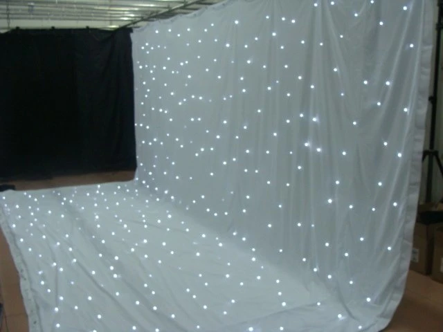 Concert Backdrops Foldable LED Star Cloth Fabric LED Starlit Curtains with DMX Control