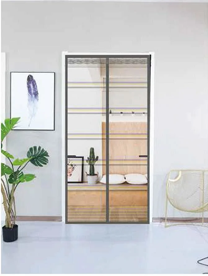 Magnetic Mesh Screen Self Closing Screen Door Curtain