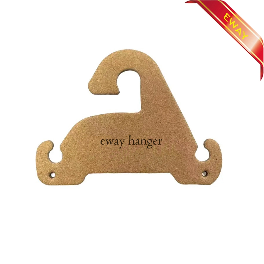 Custom Logo Kraft Paper Hanger Pet Collar Hanger Dog Leash Hanger