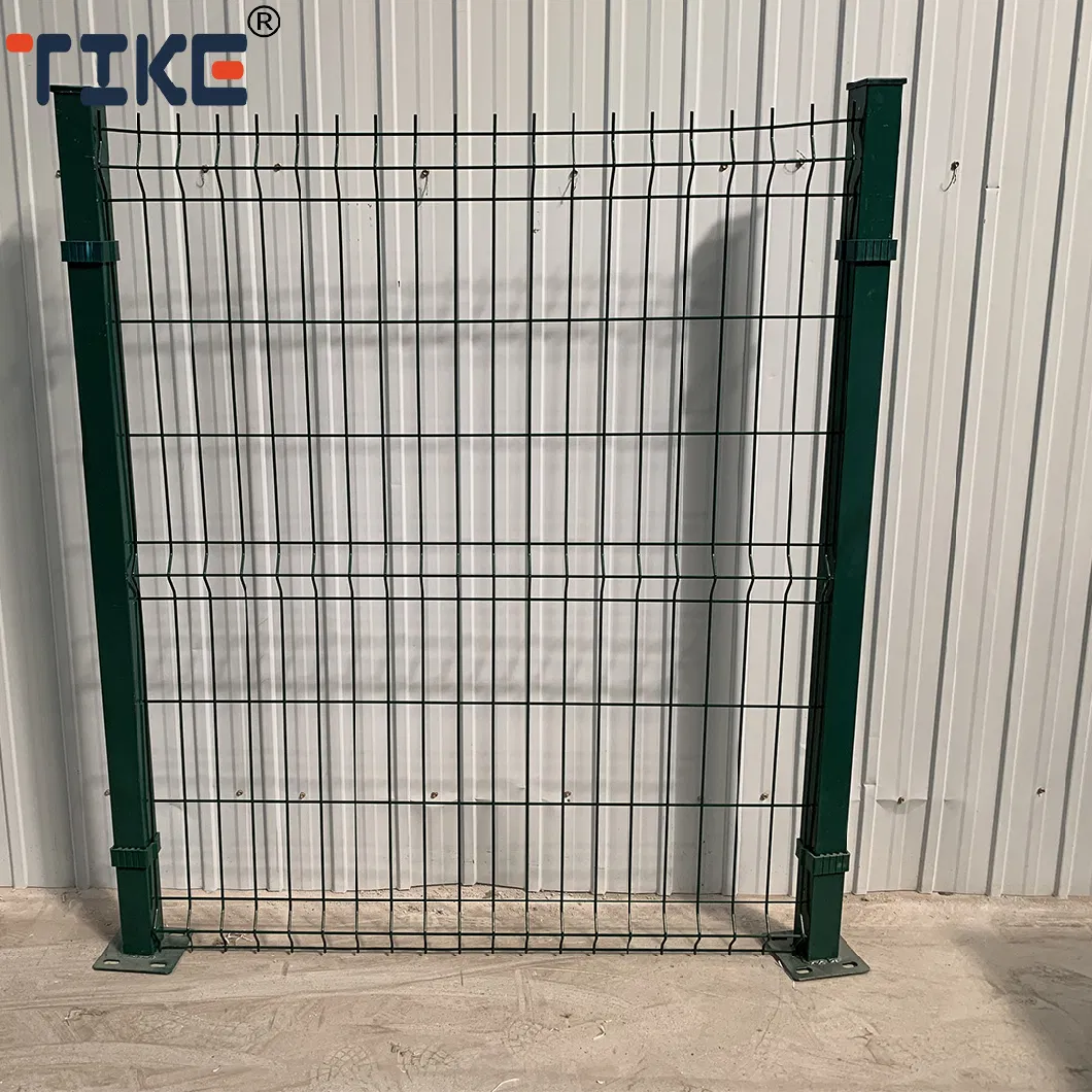 High Security 3 D Wire Mesh PVC Curved Wire Mesh Fence Panel