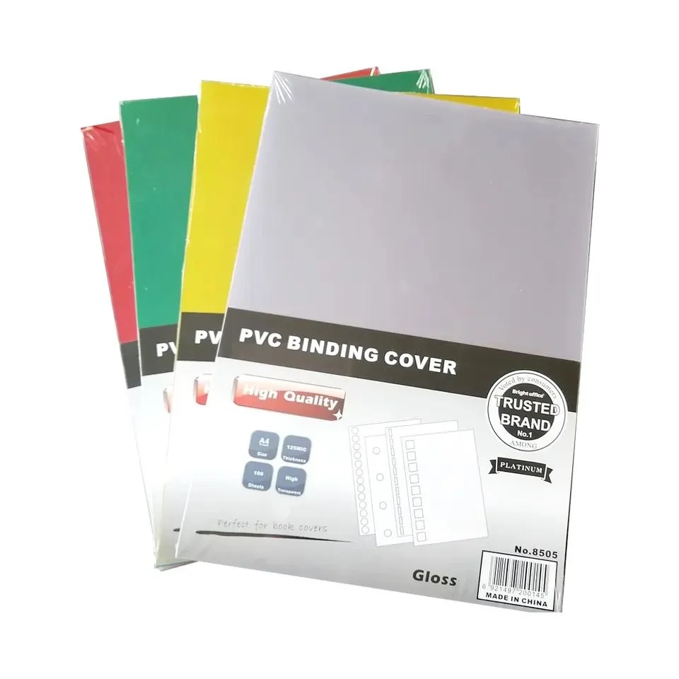 Transparent Colored PVC Sheet PVC Binding Cover