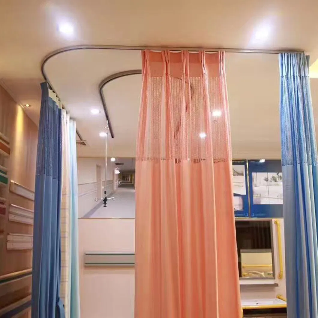 Hospital Room Medical Bed Privacy Screens Hospital Curtains Woven Flame Retardant