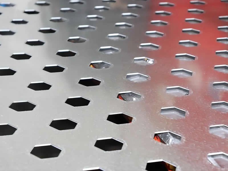 Metal Perforated Shelf Cutting Stainless Steel Perforated Metal Sheet