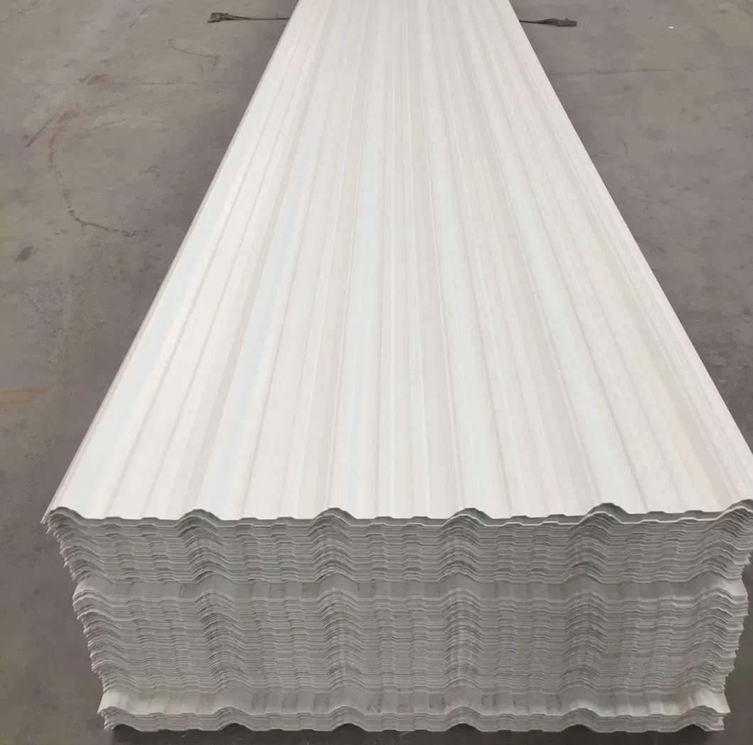 3 Layers UPVC Laminate Plastic Roof Tilesroof Panel Sheet Bulecolor Price for Wholesale