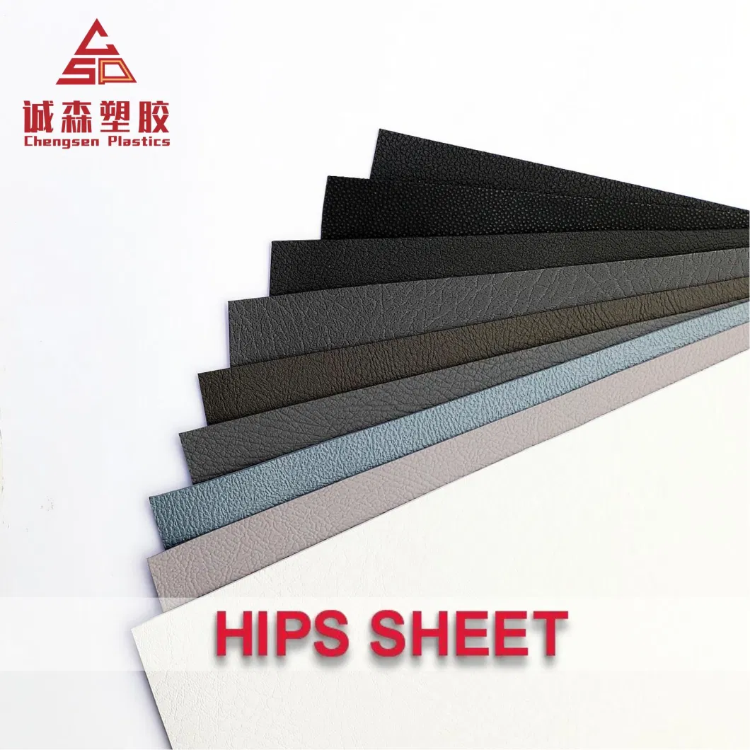 China Manufacturers Factory Price Cost Supply High Impact Plastic Sheets White HIPS Sheet Board Vacuum Forming Advertising Printing Refrigerator Door Panel