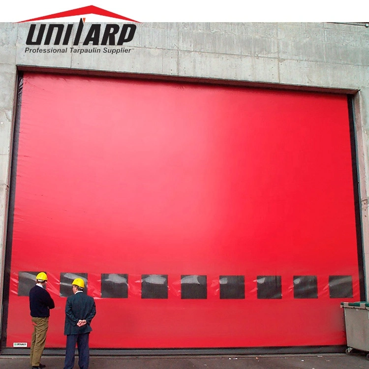 Durable 750g Plastic Sheet High Speed Rolling Door Material.