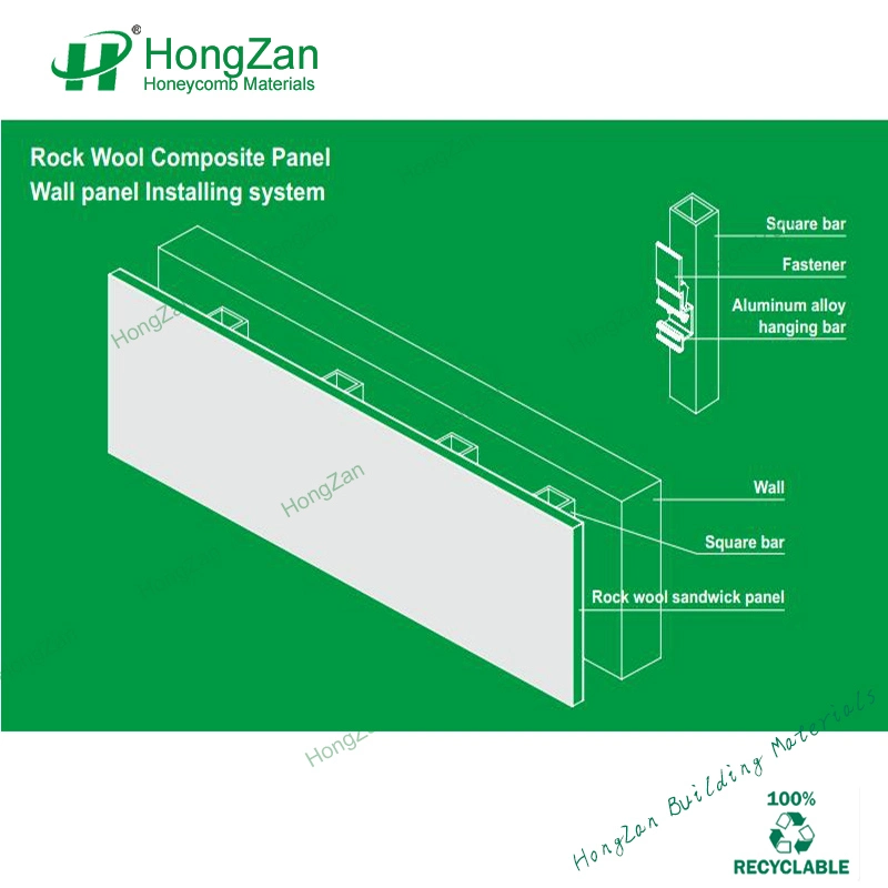 Sandwich Panel Rock Wool Building Material for Cold Room Panel