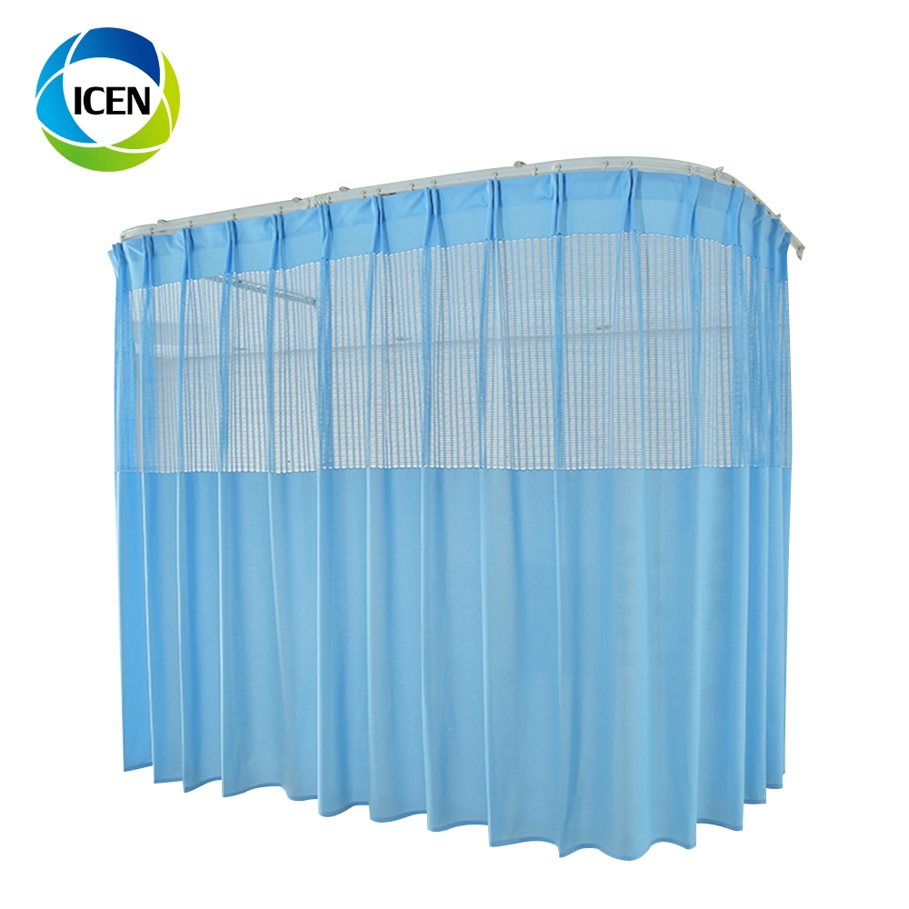 in-R117 Flame Retardant Medical Partitions Curtain Hospital Bed Cubicle Curtains