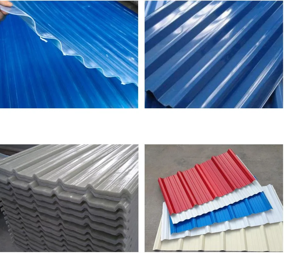 Prime Lowest Price Roofing Gi Roof Sheet Red Color 2.5mm ASA Spnaish PVC Roofing Tile Corrugated Sheet Ibr