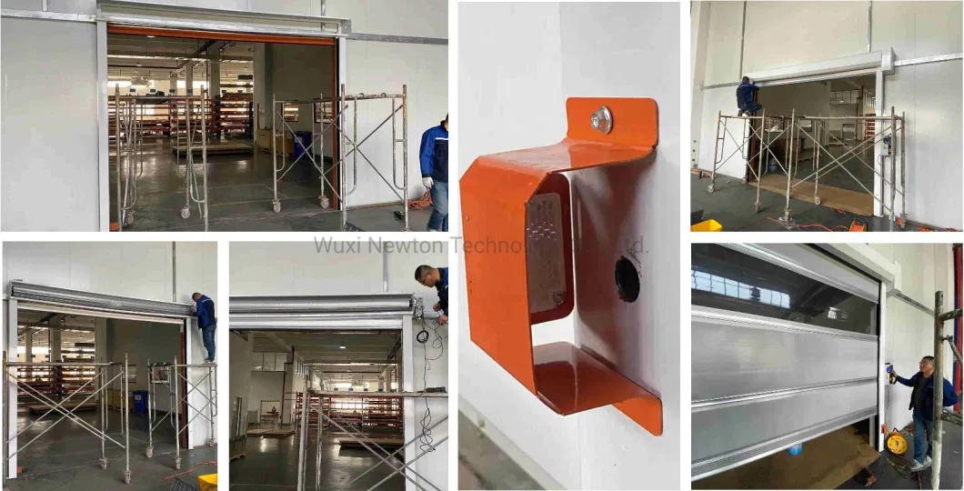 Wholesale Insulated PVC Curtain Interior Fast Roll up Rapid High Speed Door