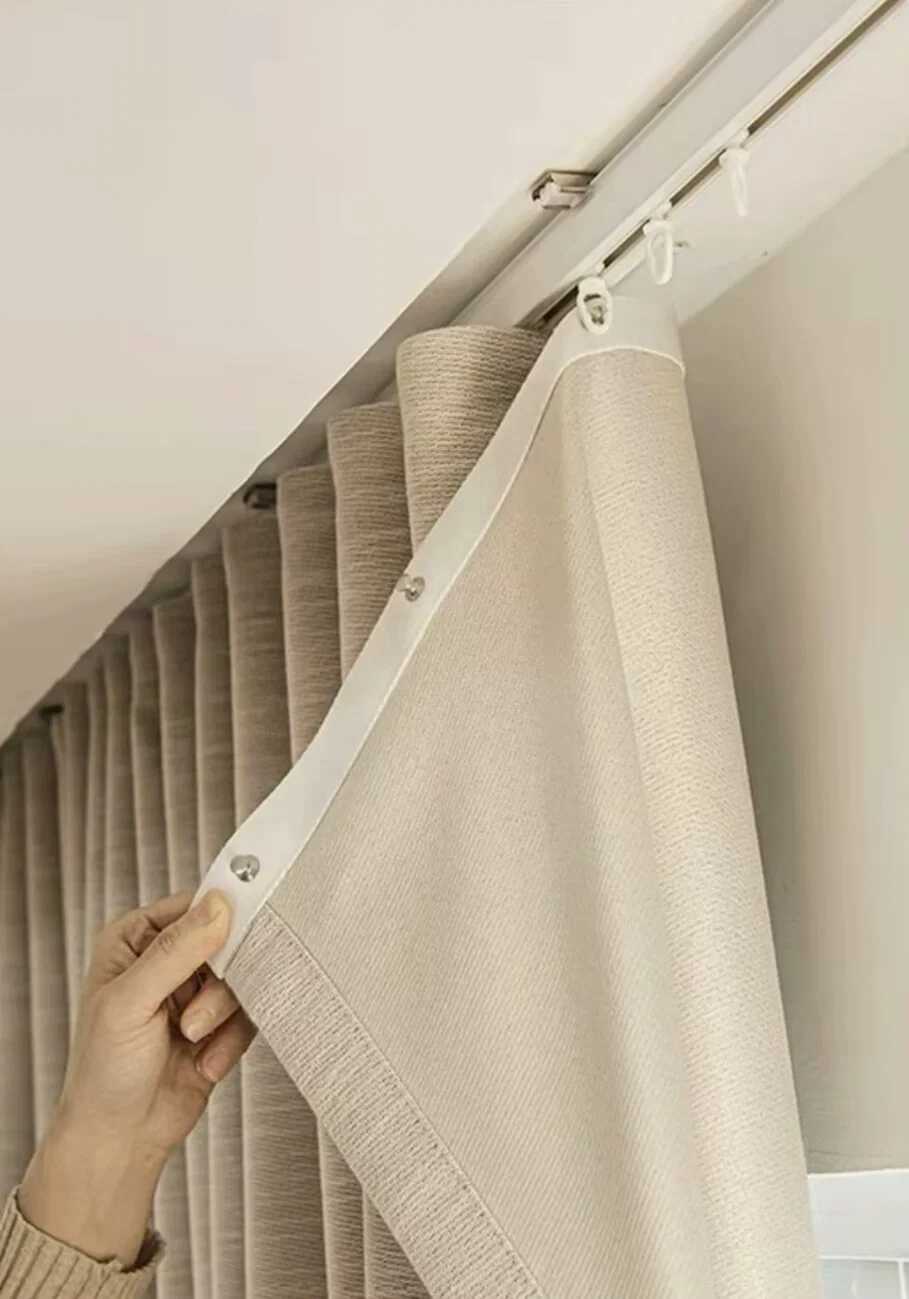 Vikson Fold Rails Wave Curtain Tracks Ripple Fold Curtain Track Ripple Fold Sheer Curtains