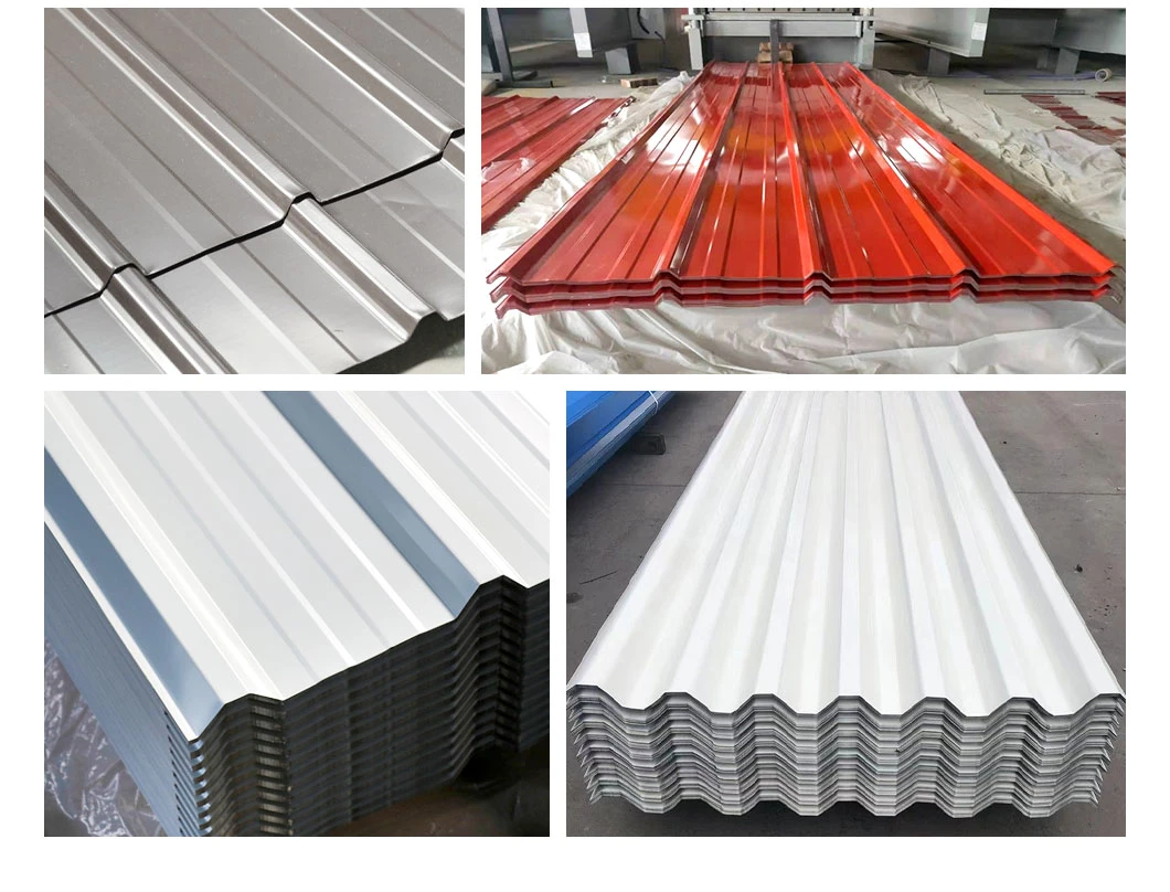 Factory Price Gi Roofing Building Material PVC Film SGCC, Sgch, G550, Dx51d, Dx52D, Dx53D Galvanized Steel Roof Zinc Coating Corrugated Roofing Sheet