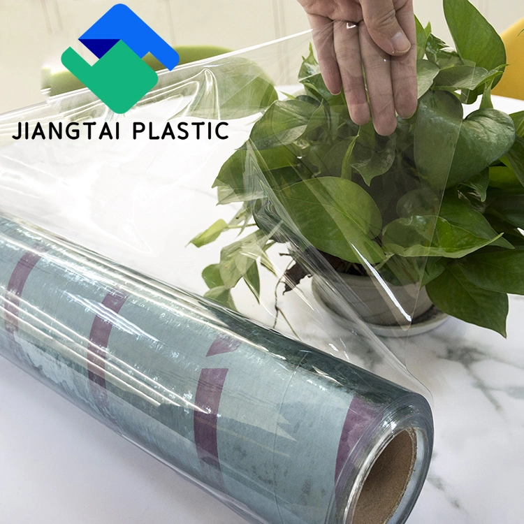 Jiangtai Plastic High Quality PVC Transparent Film Super Clear Flexible PVC Soft Sheet Rolls