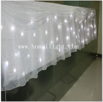 Concert Backdrops Foldable LED Star Cloth Fabric LED Starlit Curtains with DMX Control