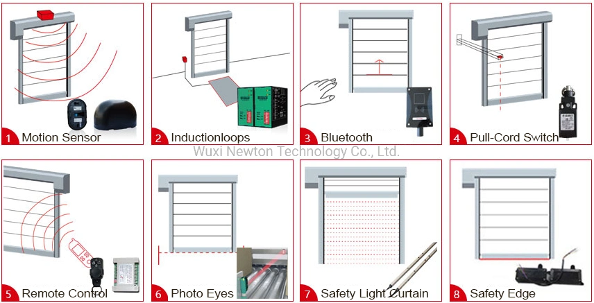 High Speed Rolling Shutter Coolroom Door/Cool Room Insulation Freezer Door High Speed Roll Cold Storage Door