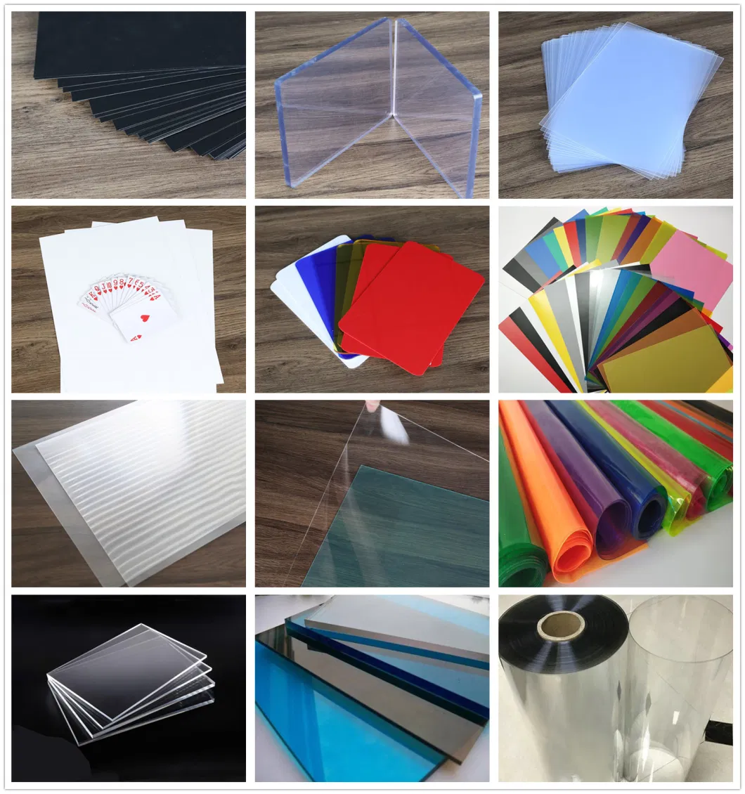 Color PVC Film Transparent PVC Hard Sheet PP Frosted Translucent Plastic Sheet