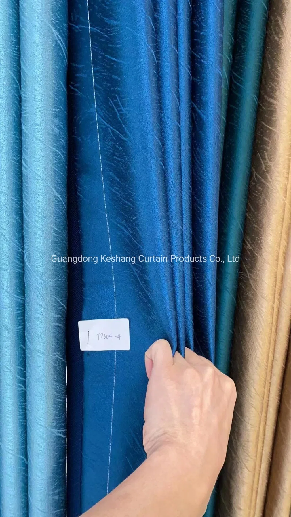 Factory Supply Grommet Top Custom Design Highweight Polyester Jacquard Curtain