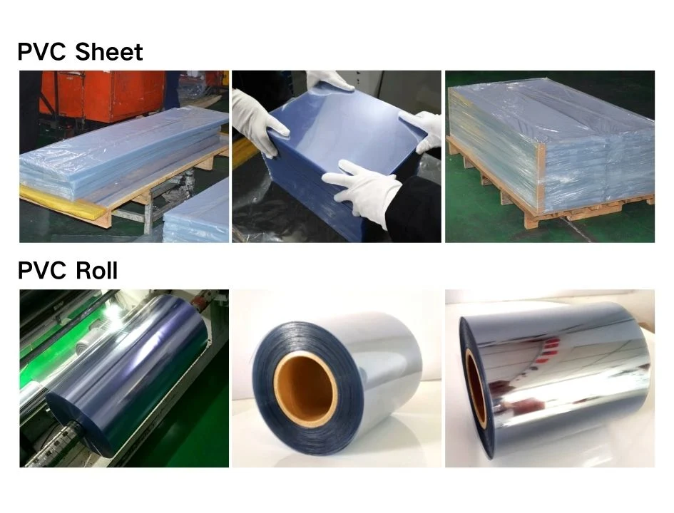 Customized Size 0.25-1mm Plastic Hard PVC Pet Film Sheet for Packing