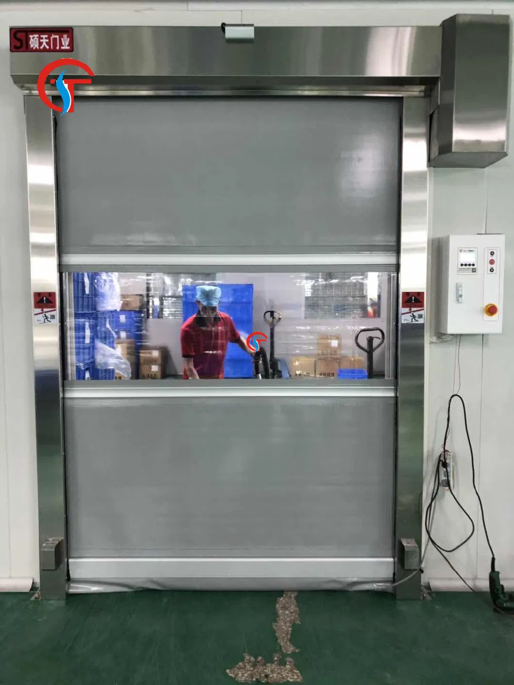 Industrial Automatic Coolroom Automatic PVC Roller Door