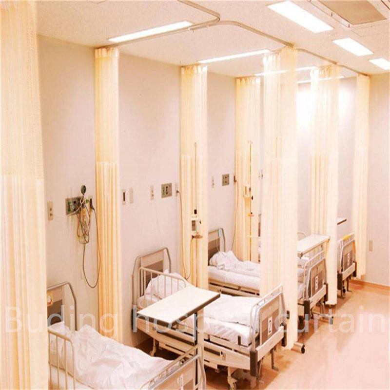 Fade-Free High Performance Inherent Fire Retardant Hospital Bed Partition Curtain