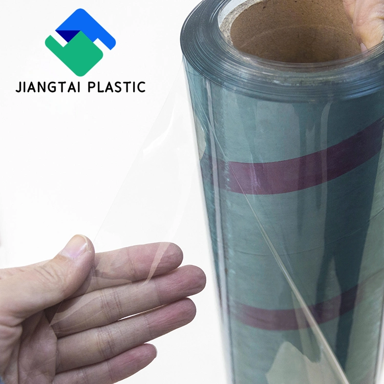 Jiangtai Plastic Plastic Supply Custom Flexible Color Soft Glass Super Clear Transparent Film PVC Soft Sheet Roll