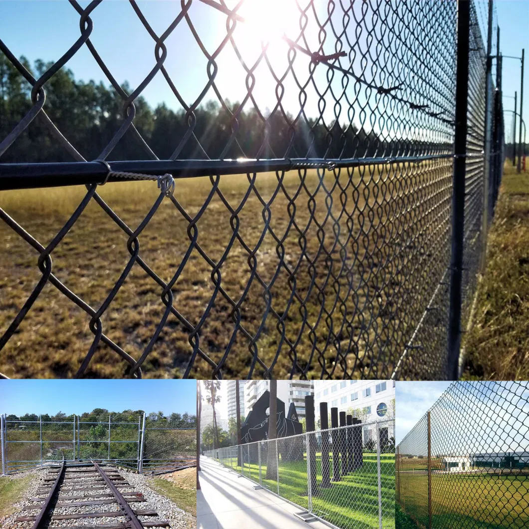 Yingkang Fence Chain Link Fence Cyclone Fence Hurricane Fence Diamond-Mesh Fence