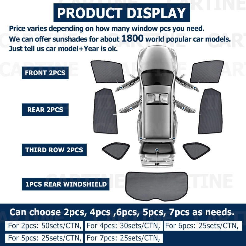 Customized Car Window Sunshade Foldable Windshield Sunscreen and Heat Insulation Curtain