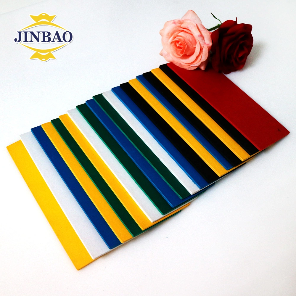 Jinbao 1mm 15mm 18mm Forex PVC Foam Board Fireproof Colored PVC Foam Sheet