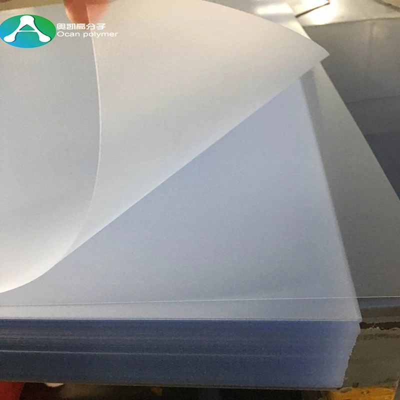 Clear Printing Frosted PVC Sheet