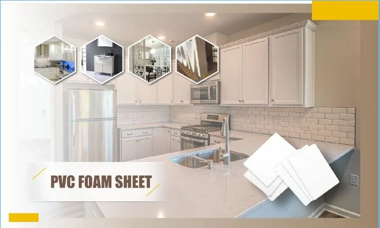 Waterproof Fire-Restardant PVC Foam Board Sheet for Kitchen/Bathroom Cabinet Wardrobe Furniture