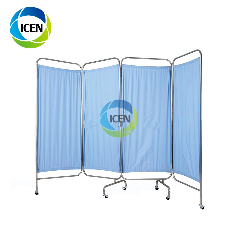 in-R116 Mobile Medical Privacy Partitions Folding Curtain Screen Hospital Bed Curtain