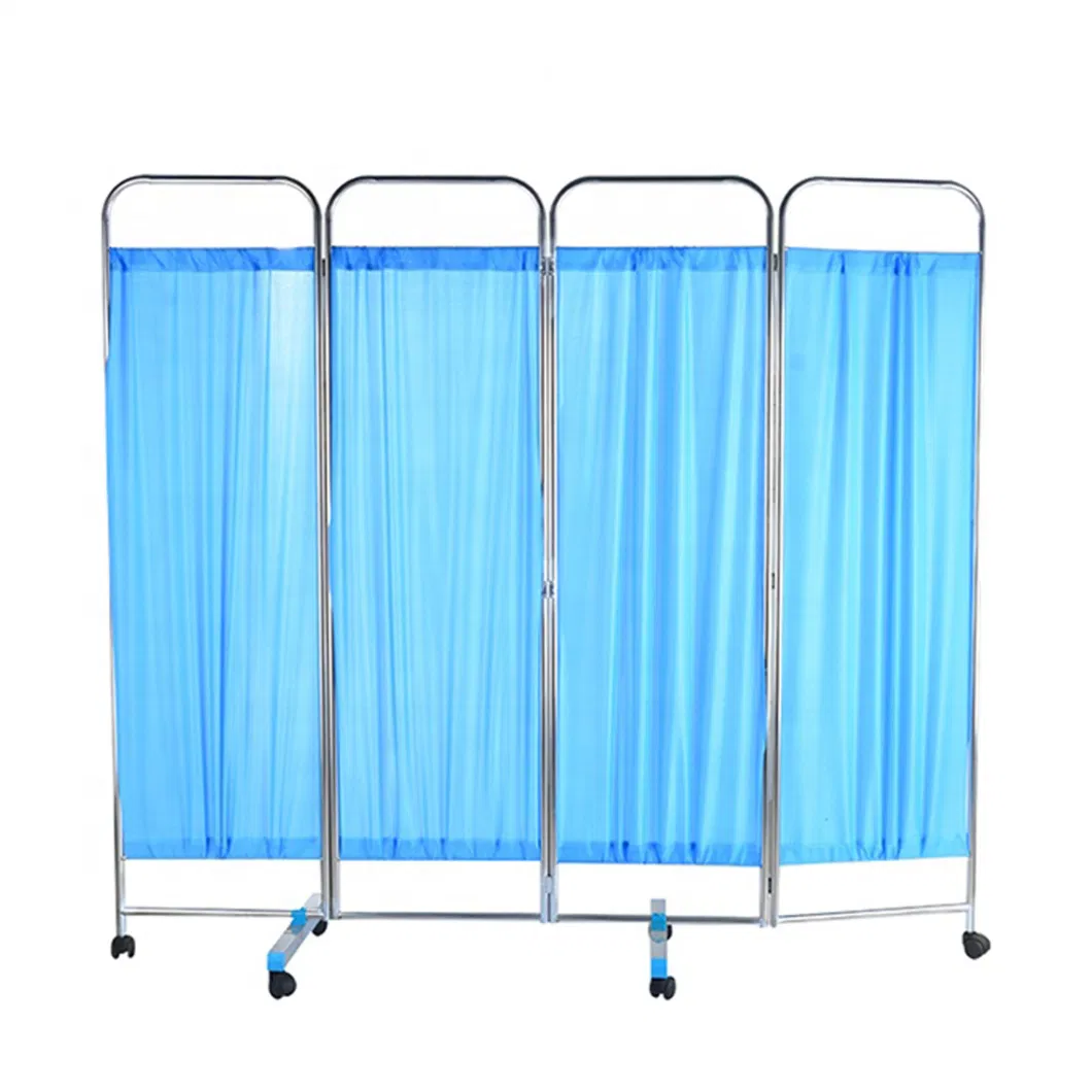 in-R116 Mobile Medical Privacy Partitions Folding Curtain Screen Hospital Bed Curtain