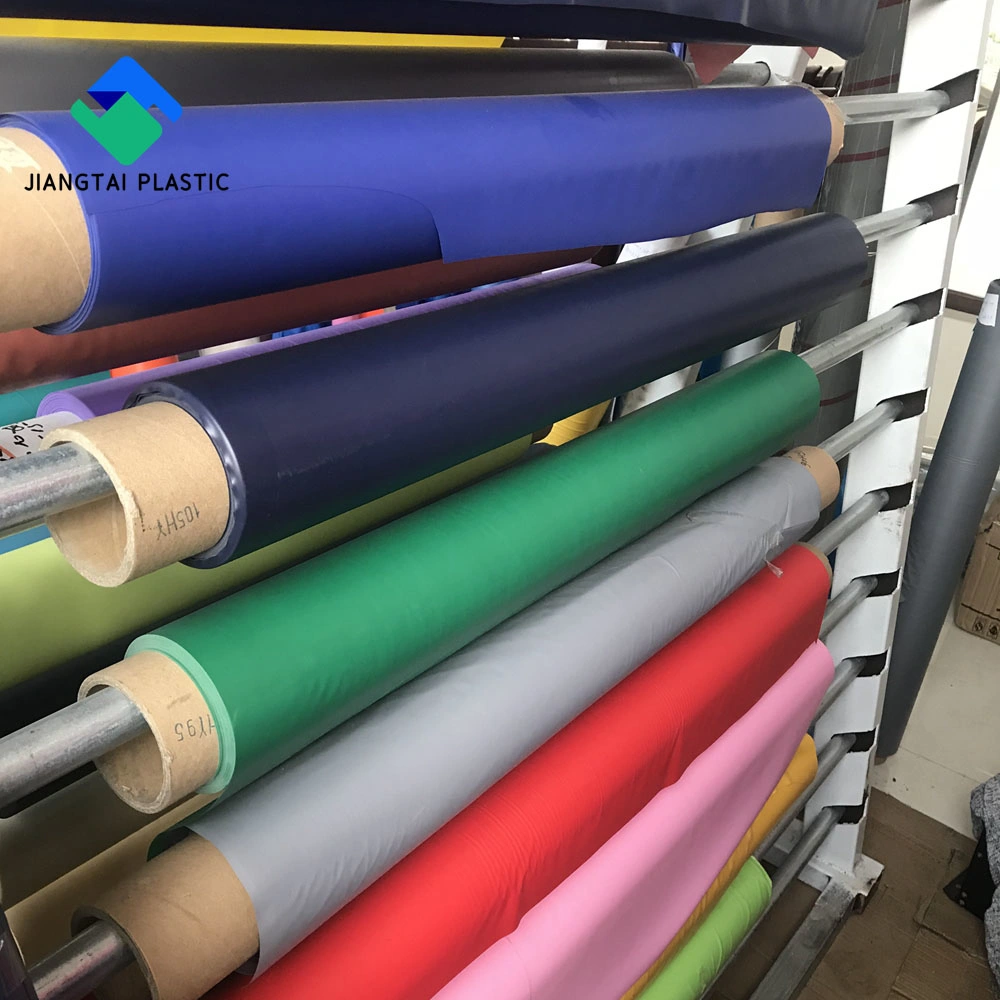 Jiangtai Factory Manufacture Various 20-60 Phr 0.45m-2.00m Width Moisture Proof Transparent Colored PVC Film