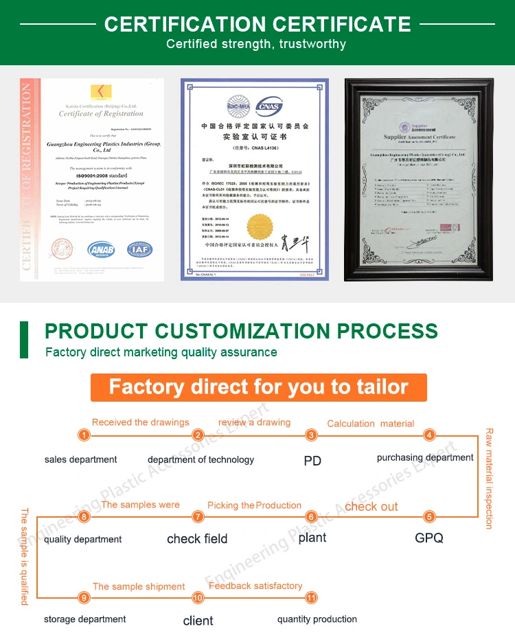 Fatigue Resistance and Wear Resistance POM Transmission Leaf Chain