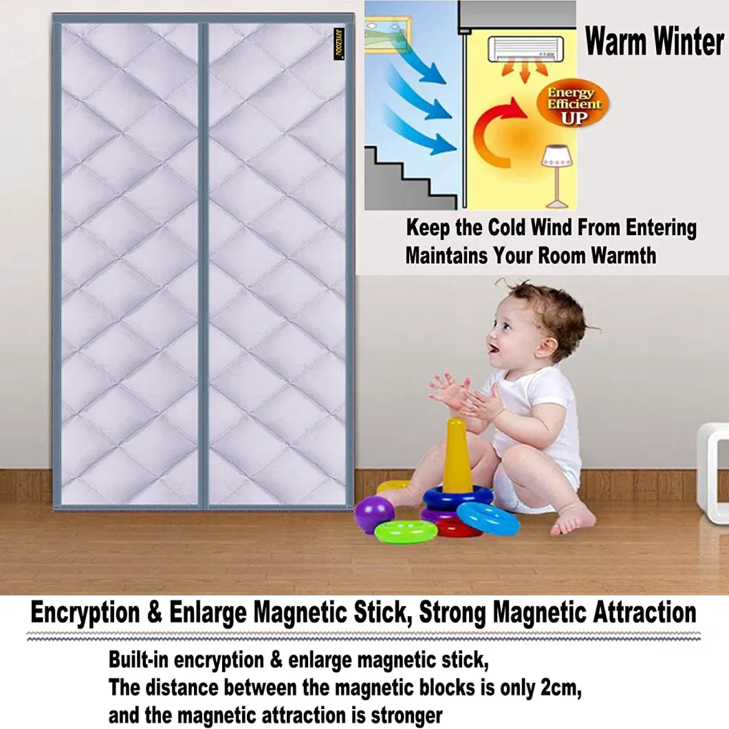 Warm Insulation Cold Protection Windproof Insulated Door Curtain Easy to Install