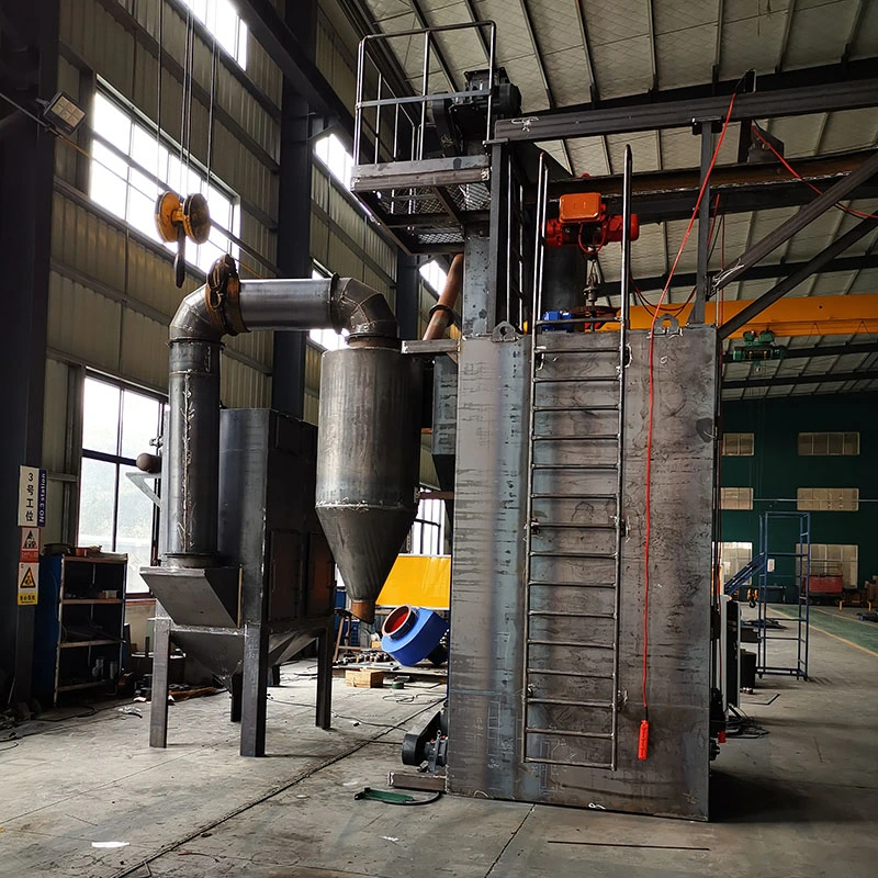 LPG Gas Cylinder Hanging Chain Type Shot Blating Machine/Overhead Conveyor Shot Blasting System