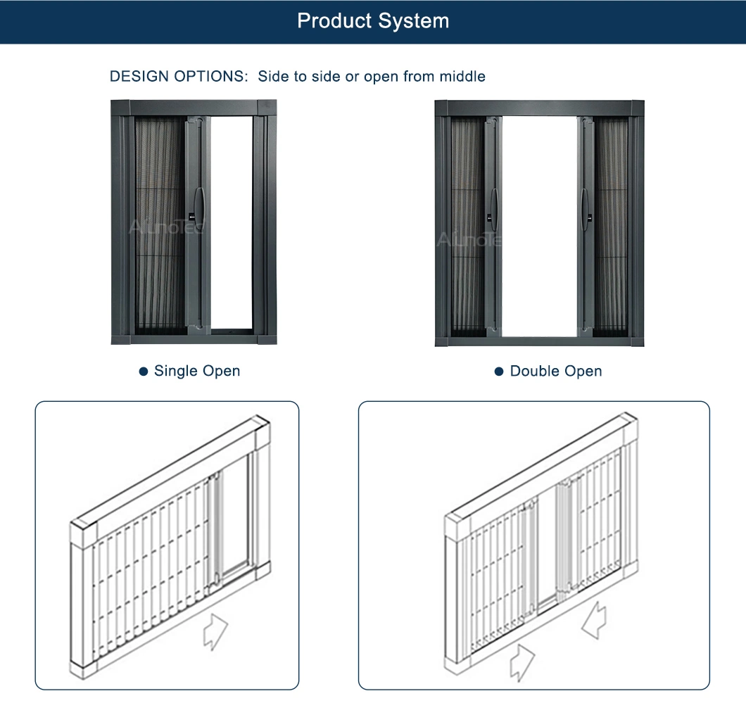 Best Selling Magnetic Anti Mesh Mosquito Retractable Pleated Insect Fly Screen Door