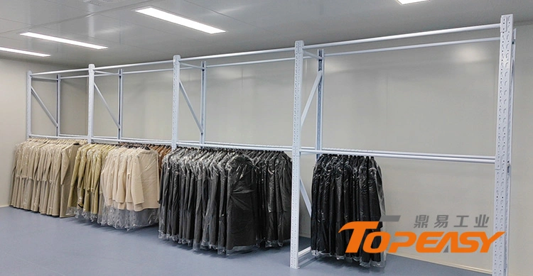 Heavy Duty Warehouse Hanging Garment Racking System for Cloths Factory